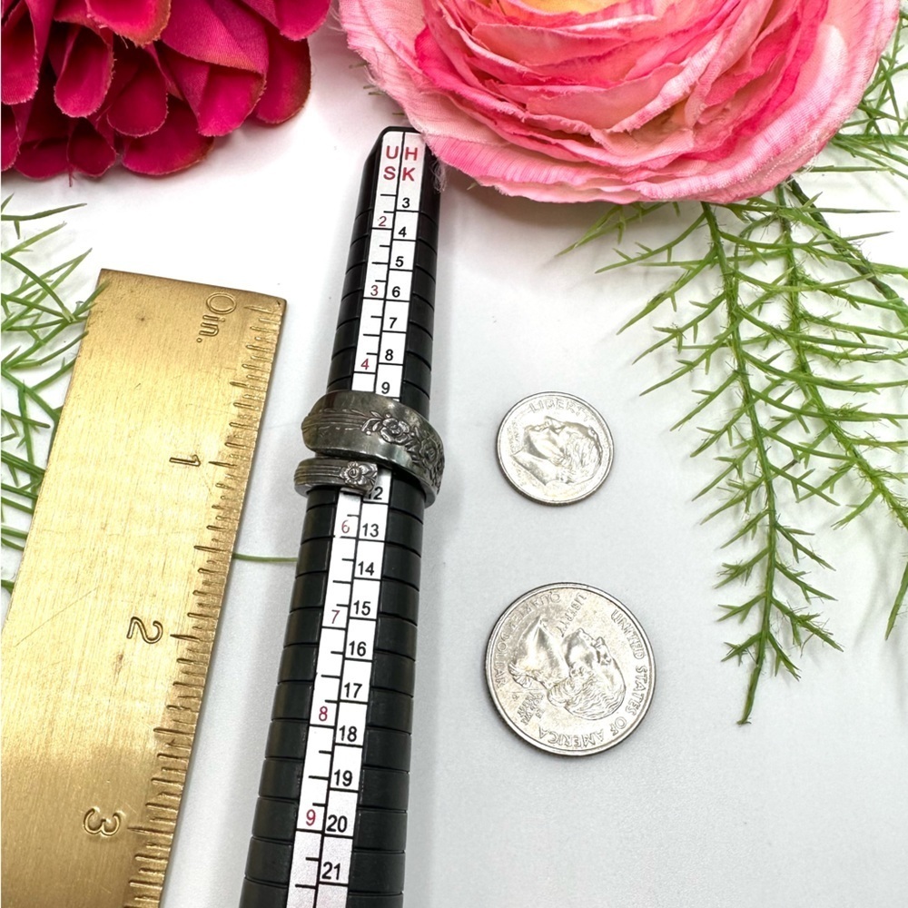 VINTAGE⚜️Wraparound Floral Spoon Ring - Picture 5 of 6